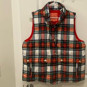 ✨NEW✨ J CREW TARTAN PUFFER VEST✨